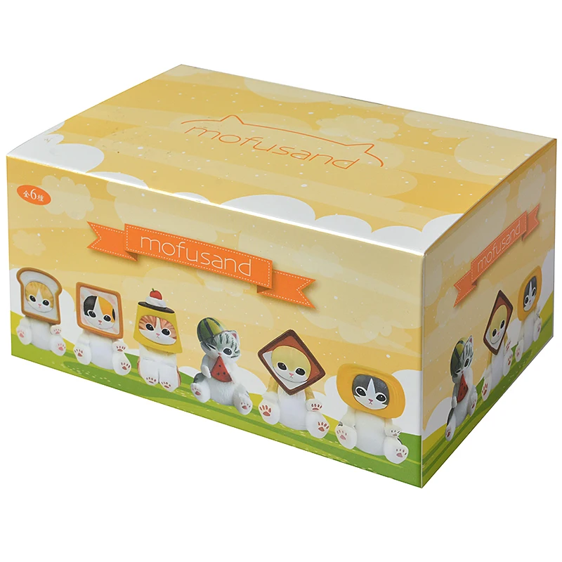 Mofusand Hai Katze Blind Box Obst Tier Niedliche Minifiguren Anime Ornamente Puppen Fans Kinderspielzeug Modell Weihnachten Geburtstagsgeschenke – Detail 8