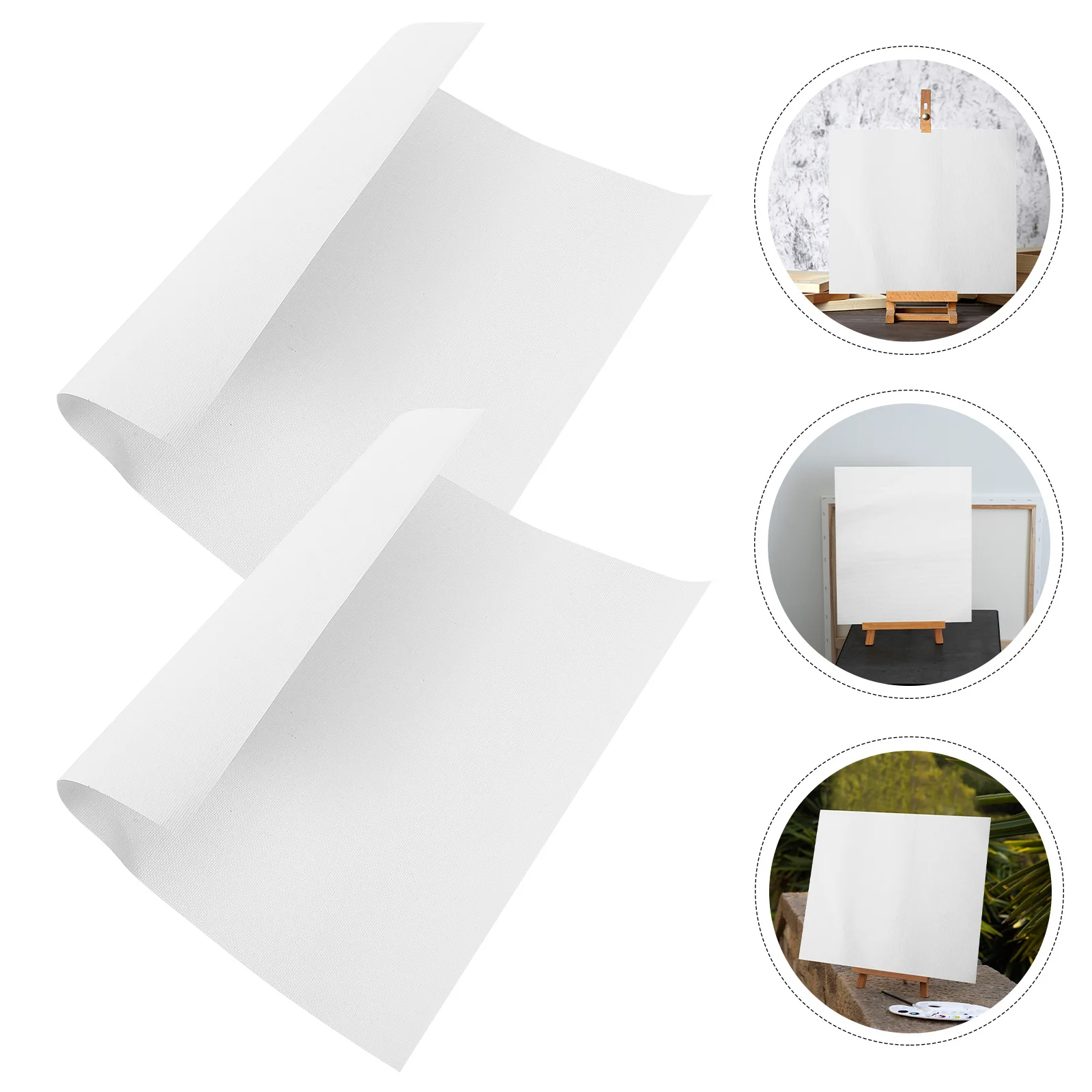 10pcs Oil Painting Canvas Sheets For Artists Students Lightweight Cotton Drawing Canvas Portable Painting Supply Blank Art