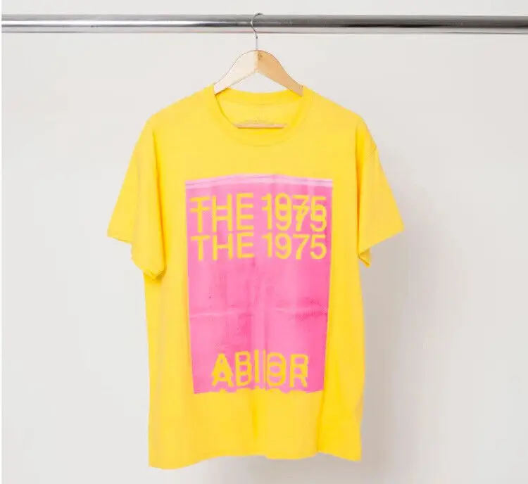 The 1975 Neon Sign Fall Tour 2016 Shirt Short Sleeve Yellow Unisex S-4XL NE975