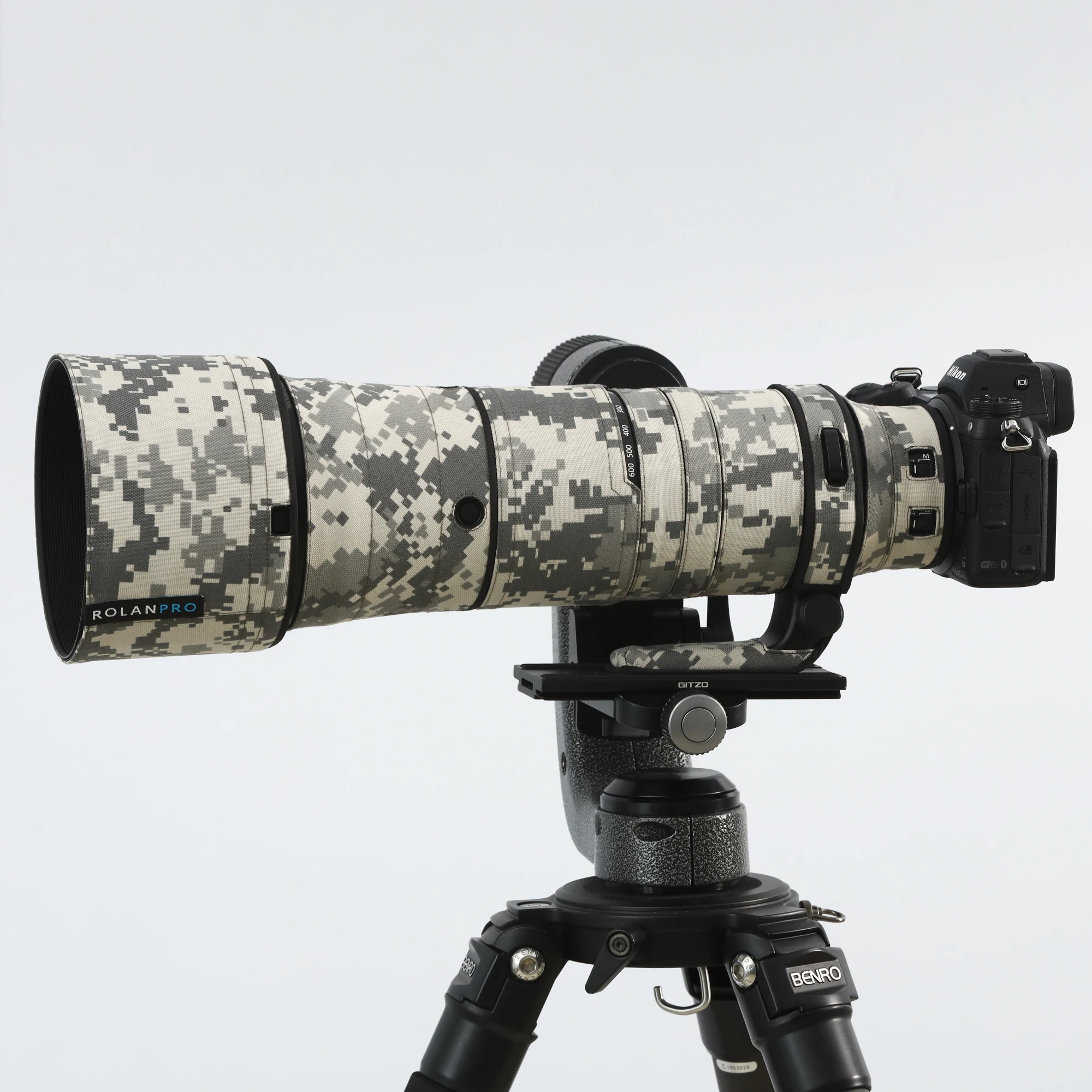 ROLANPRO Waterdichte Lensjas voor Nikon Z 180-600mm F/5.6-6.3 VR Lens Beschermhoes Nikon Z 180 600 Regenhoes Mouw
