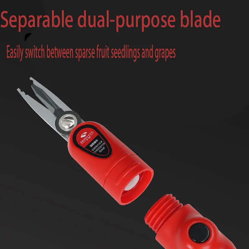 Horticultural fruit branches straight headed sparse fruit picking scissors, strong manual thinning flower garden tender bud cutt