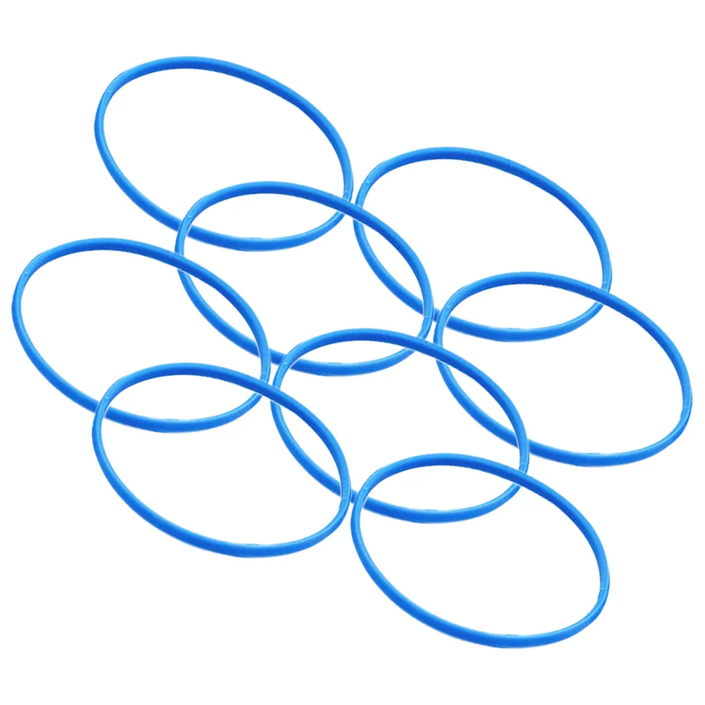 8Pcs Microphone Grille Ring Rubber Protective DIY Handheld Mic Accessory for Ktv Stage Performances Microphone Grille Ring