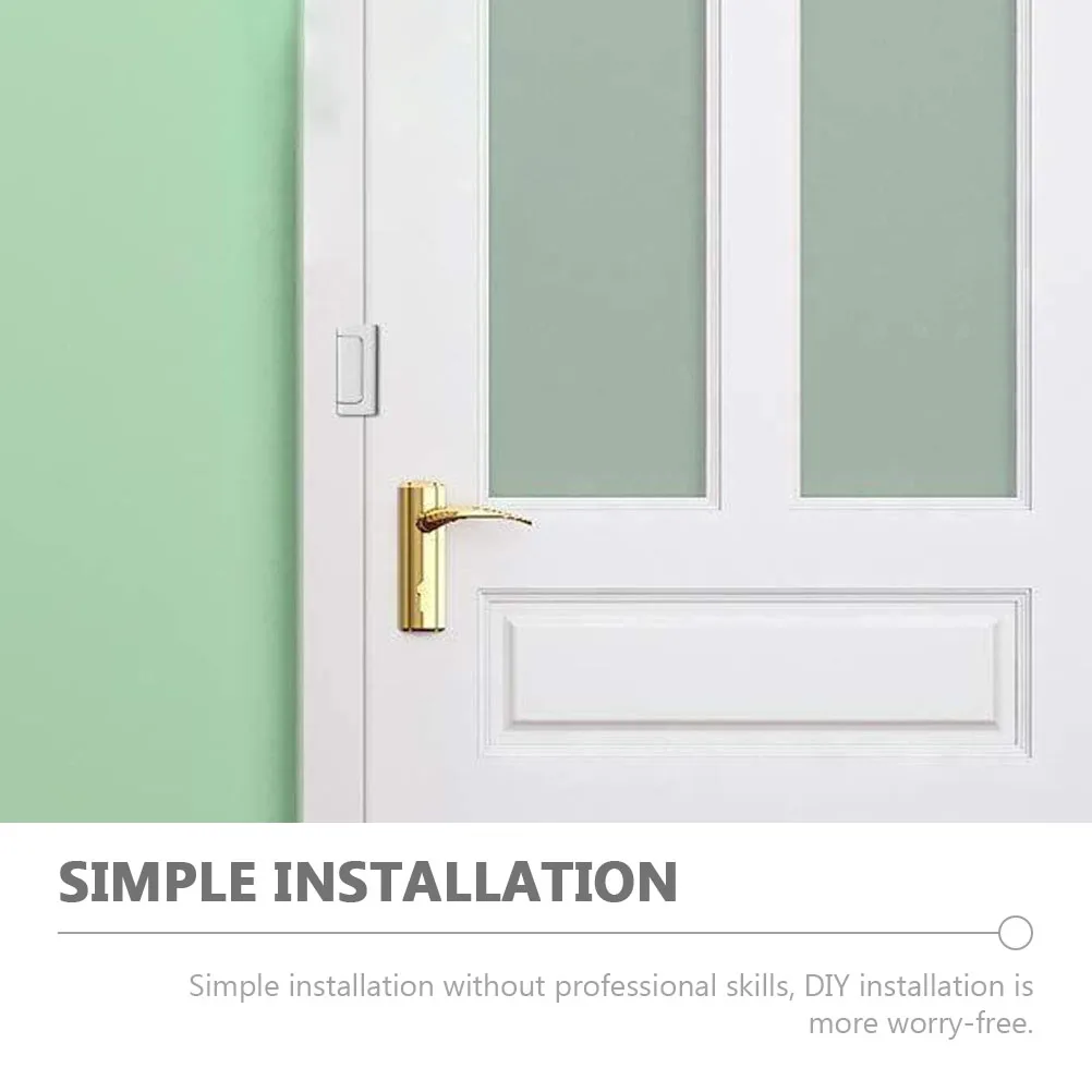 

1pcs Anti-Theft Door Lock Metal Security Safety Locks Home Doors Room Office Child Proof Reinforcement Sturdy Silver