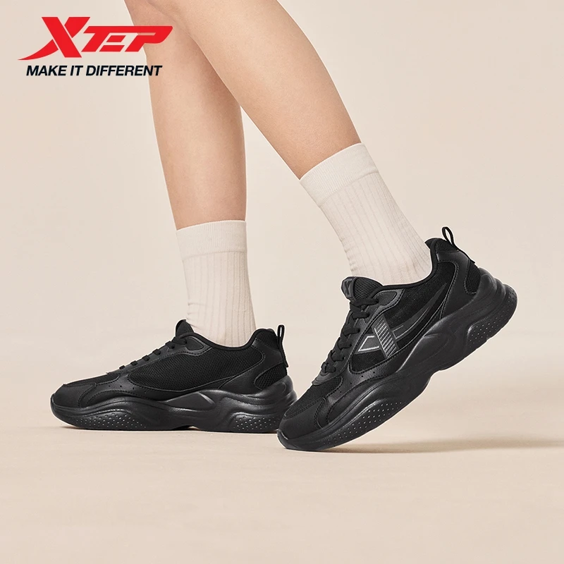 Xtep For Women Casual Shoes Urban Comfortable Soft Outdoor Anti-Slip Wear-Resistant Walking Sneakers 874118320027