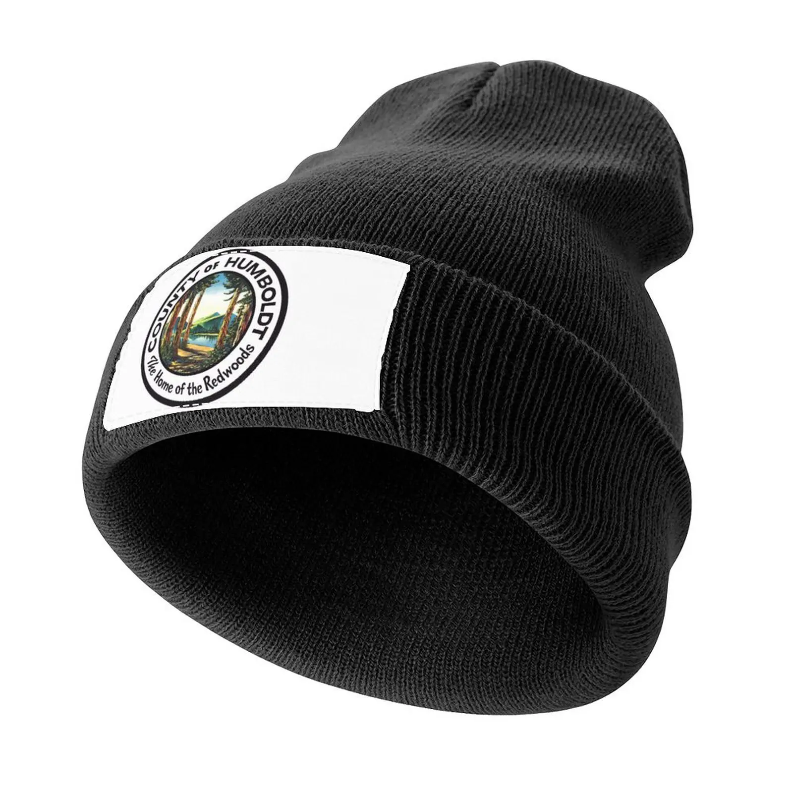 The Seal of Humboldt County, California Knitted Cap Streetwear Military Tactical Cap western Hat Luxury Hat Women's Hats Men's