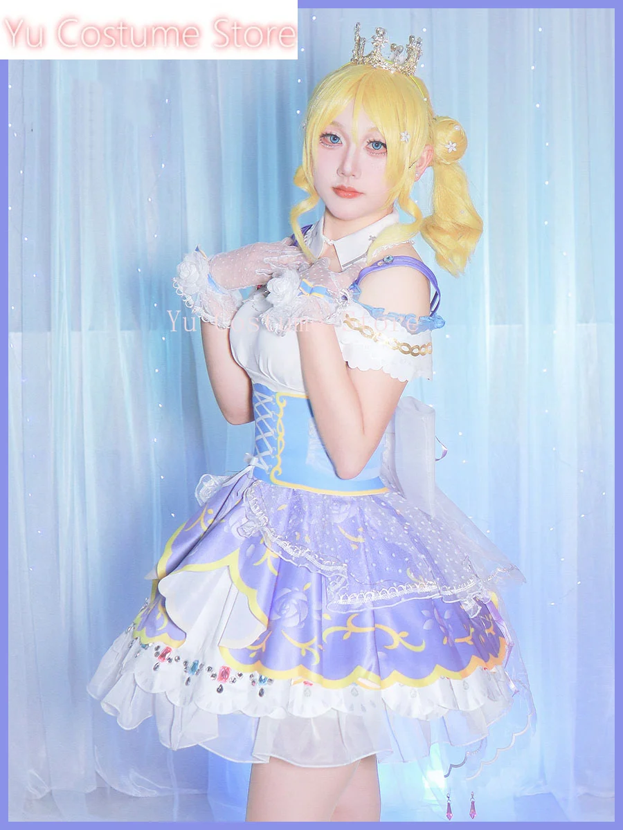 Ama vivi! Royal Princess Arc Ver Ayase Eli Abito da donna Costume Cosplay Cos Gioco Anime Uniforme da festa Hallowen Gioca a vestiti di ruolo