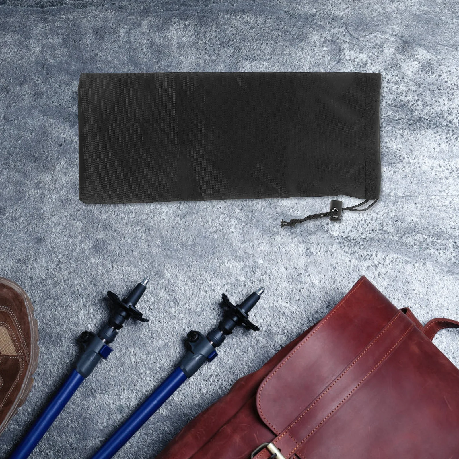 

Hiking Trekking Pole Storage Bag Foldable Lightweight Drawstring Closure Portable for Climbing Outdoor Activities