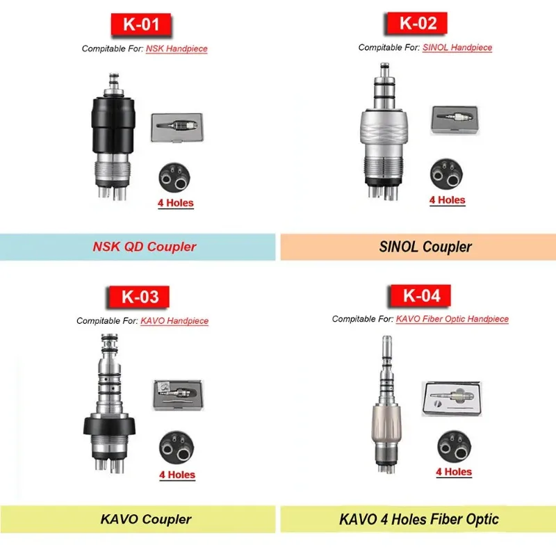 Najwyższej jakości szybkozłącze dentystyczne Multiflex KV Style NSK KAVO Sirona SinOL Turbine Handpiece Conversion Coupling Adapter