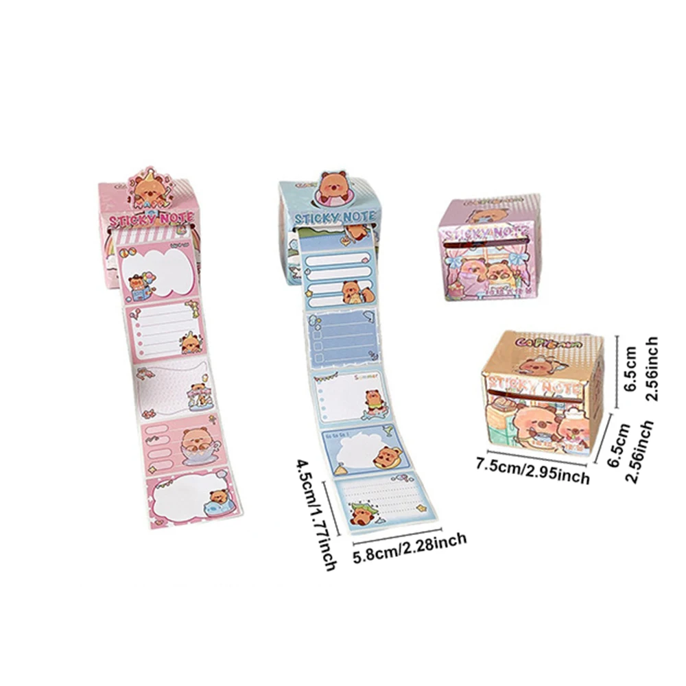 كارتون لطيف قابل للسحب ملاحظة الوسادة صندوق الطالب المحمولة سؤال خاطئ تصحيح ملاحظات لاصقة ملصقات حساب اليد لزجة #6