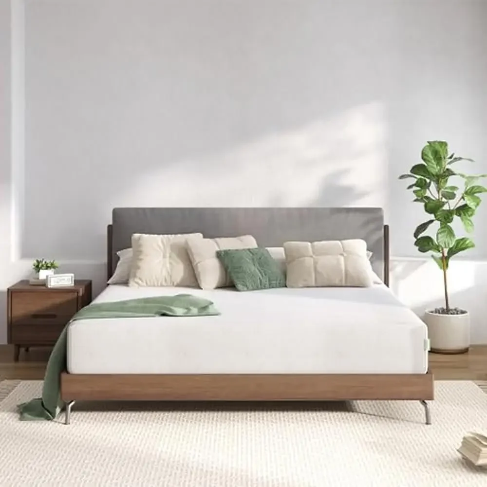 Matelas en mousse à mémoire de forme King, Certipur-US, ignorez les instituts de pression, housse lavable, bord optimiste moyen, soutien pour un sommeil frais, 12 po