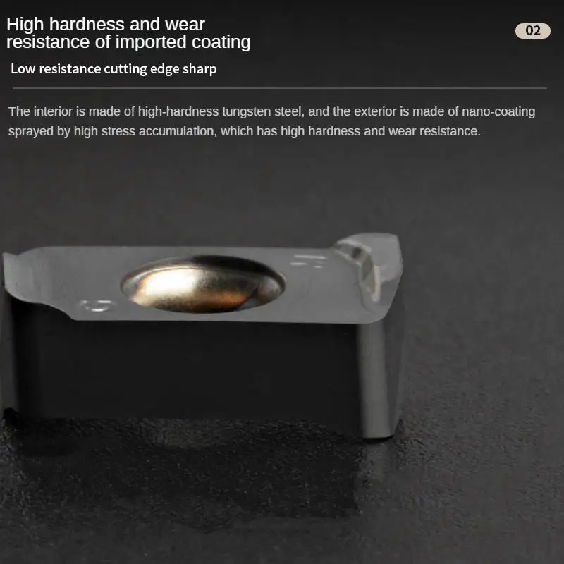 ใบมีดกัดอาหารแบบป้อนเร็วสองด้าน Logu030310 ประสิทธิภาพสูงและความลึกในการตัดขนาดใหญ่