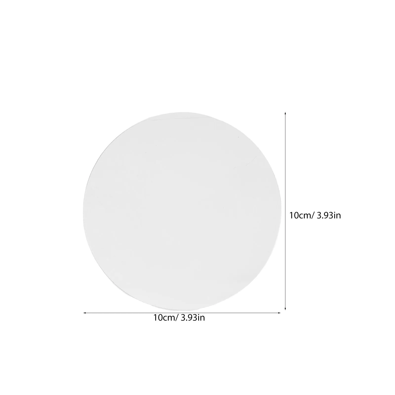 5Pcs Scratch Resistant Acrylic Clock Face Cover 3.94 Inch Transparent Round Shield for Desk Table Wall Clock Dial Protection