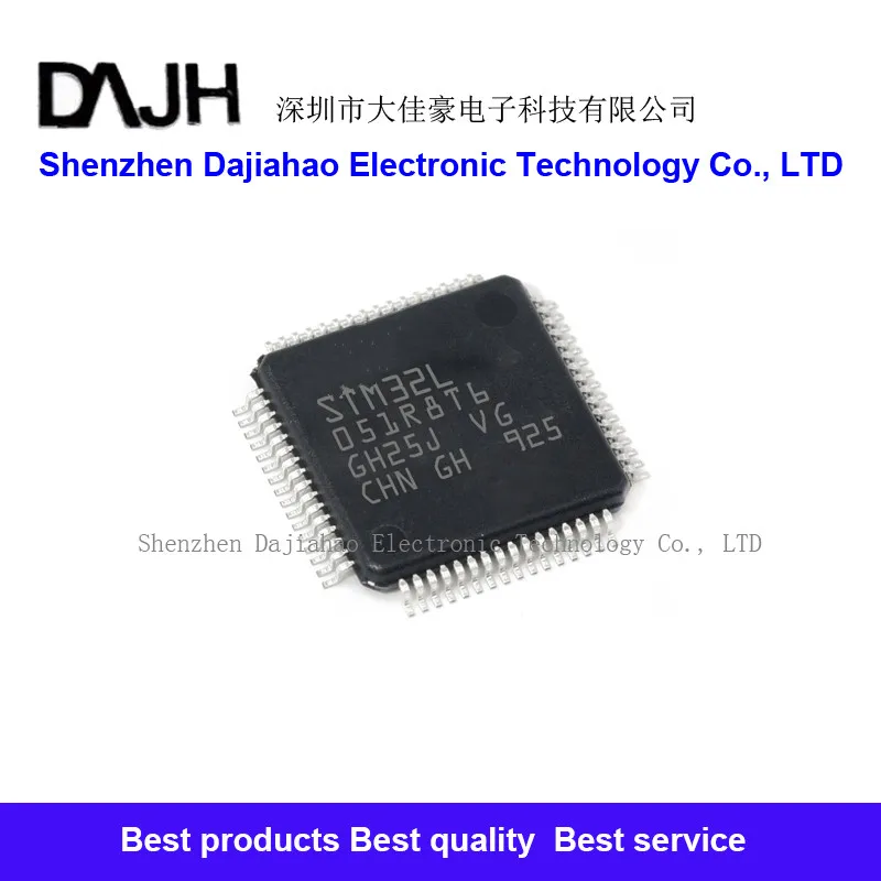 1 pçs/lote STM32L051R8T6 STM32L051 IC MCU 32BIT 64KB FLASH 64LQFP ic chips