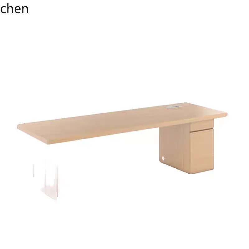 

YFY living room large long book Italian minimalist study table workbench home study room suspended