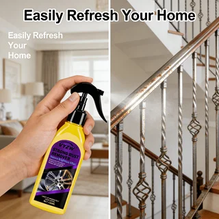Strong Rust Remover Spray 150ml - Powerful Metal Rust Cleaner, Restore Brightness for Car Wheel Hubs & Metal Surfaces