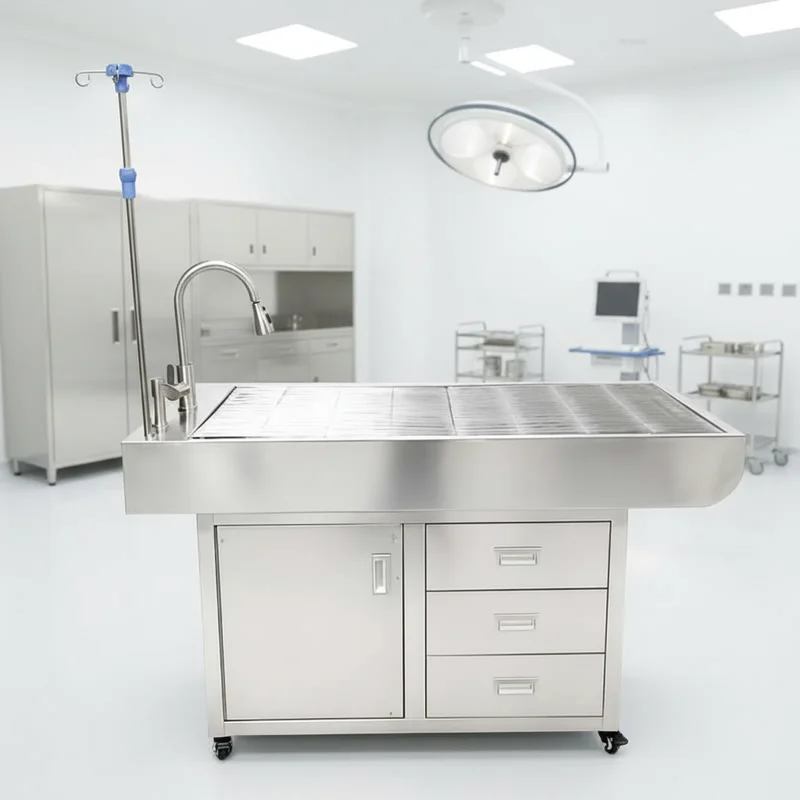 

Профессиональный стол для груминга и ветеринарных процедур из нержавеющей стали – прочный, экологичный, легкий