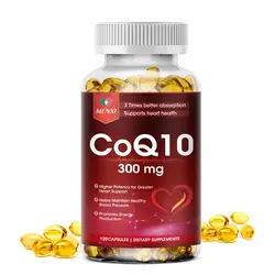 CoQ 10 Coenzyme Q10 Vegan 300mg Capsules Anti-Aging Cardiovascular Heart Health