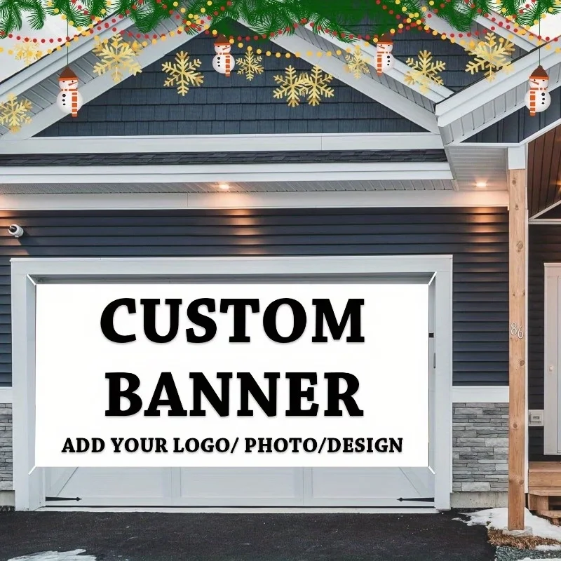 Custom Advertising Flags Printed With Holiday Patterns Decorate Shopfronts Outdoor Markets Attract Crowds Greatly Boost Brand