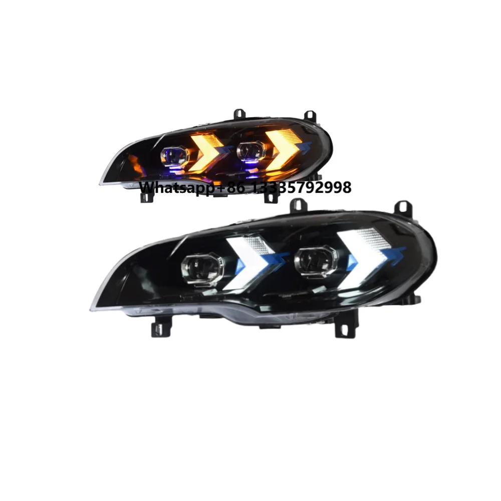

Auto-y Front Headlamps for BMW X5 E70 2007-13 X5M DRL Signal Animation Car Accessories Projector Lens LED Headlight for BMW E70