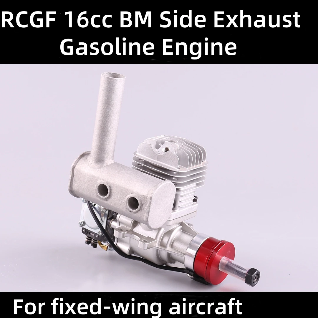 RCGF 16cc BM Side Exhaust Gasoline Engine Two stroke Model Aircraft Fixed Wing Aircraft Engine Drone Engine