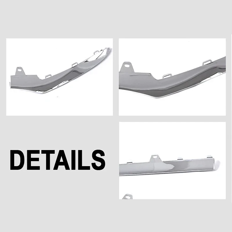 3pcs/set Car Front Bumper Lip Spoiler Splitters for Mercedes Benz W212 E200 E250 E300 E350 2014-2016 (Sport Models)