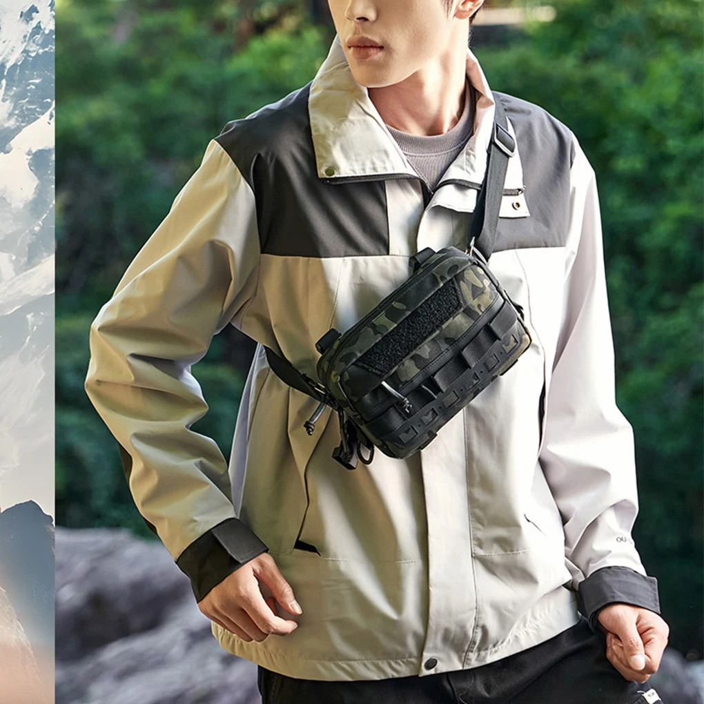 

Lightweight Waterproof Sports Travel Bag With Large Capacity Strong And Durable Tacticals Chest Bag black