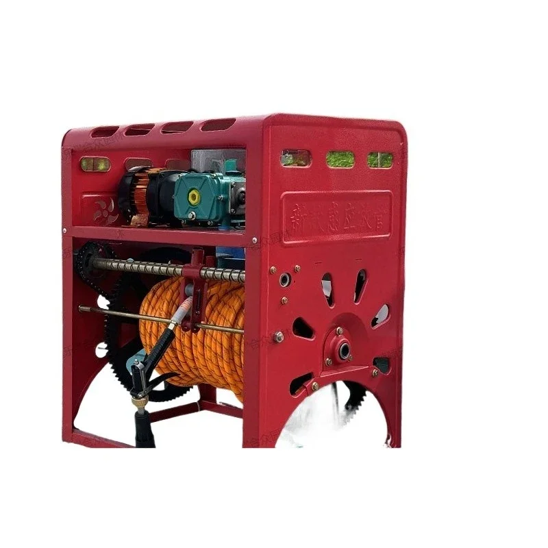 

High pressure electric spraying machine 48V72V220V remote control automatic tube collection corn wheat
