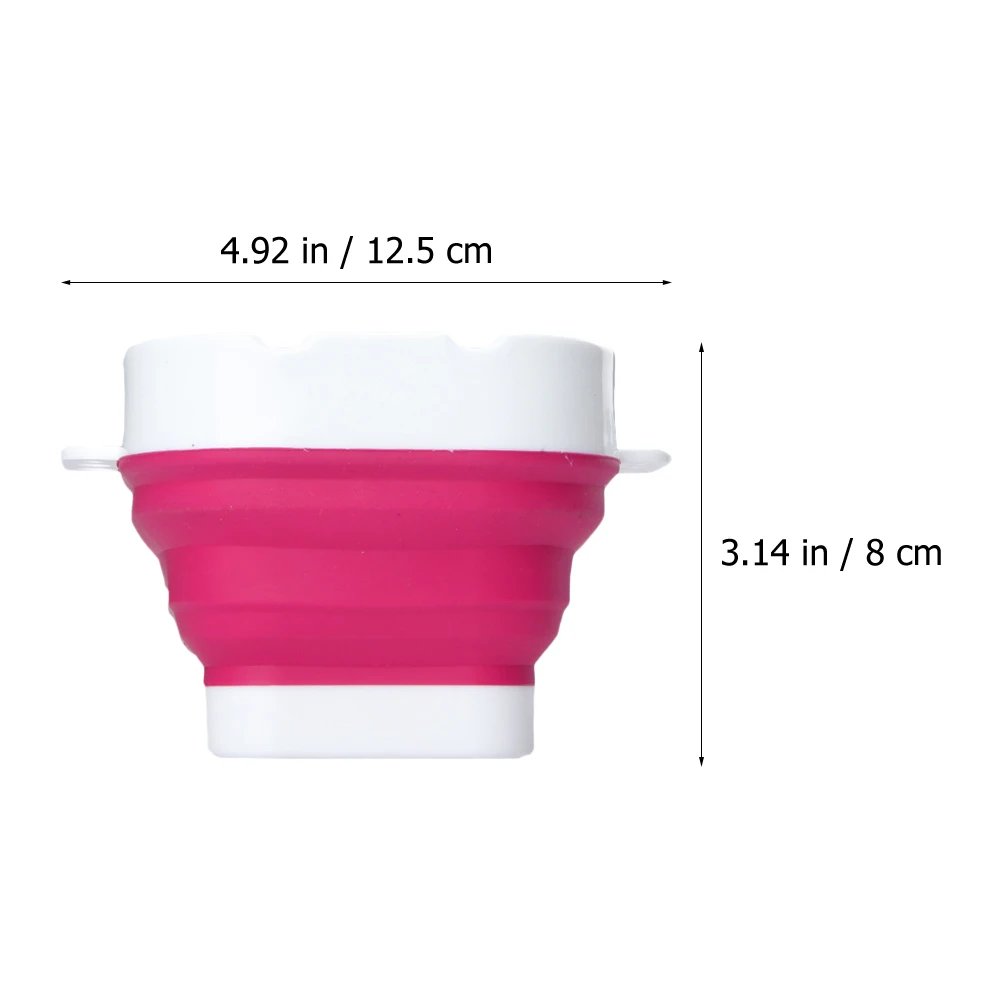 

Folding Paint Brush Washer Silicone Basin Tray Cleaner Bucket Oil Art Accessories Multifunctional Tool Decorative
