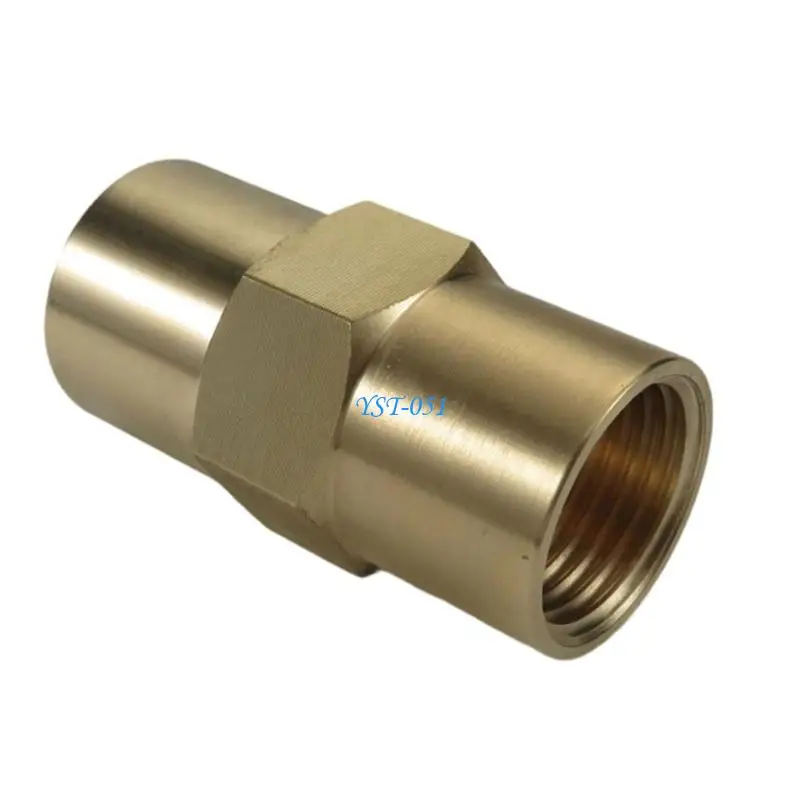 E15A Brass Hose Connection Fitting Arced Hose Coupler 5/8'' for Various Welding Tool