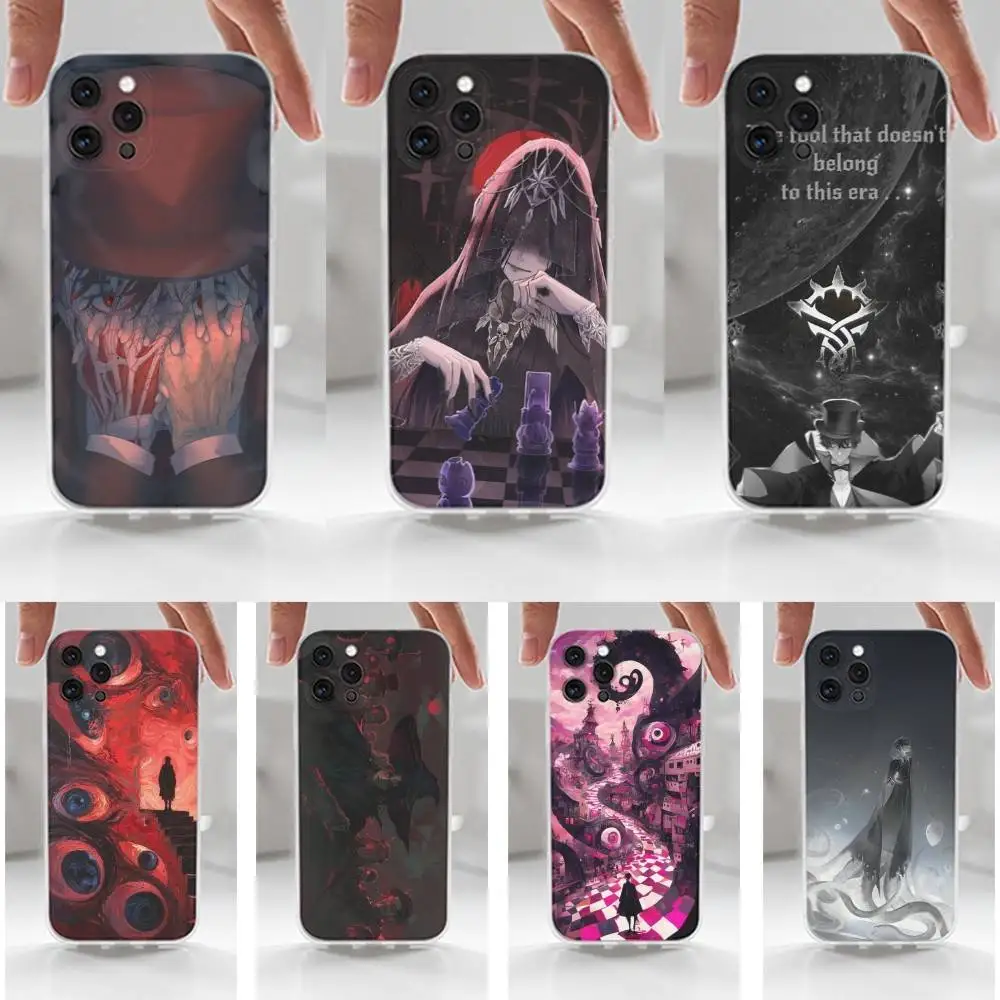 

L-Lord of the M-Mysteries Case For iPhone 16,15,14,17,13,12,11 Plus,Pro,Max,XR,XS,X,7,8 Plus,SE,Mini,Transparent,Silicone Case