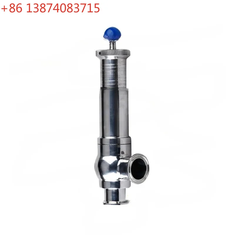 Safety Valve 304 316L Stainless Steel Quick Relief Valve Scale Adjustable Exhaust Pressure Relief Valve