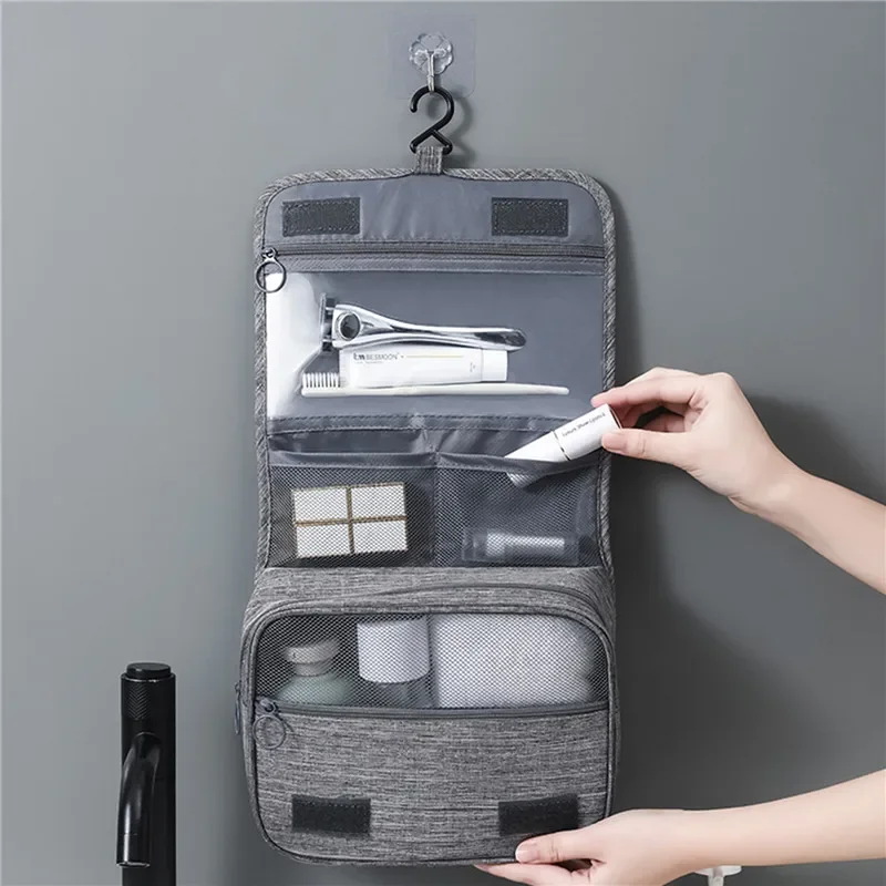 

Hanging Travel Big Cosmetic Toiletry Bag Women Men Necessary Make Up Beauty Vanity Cases Organizer Accessory Storage Wash Pouch