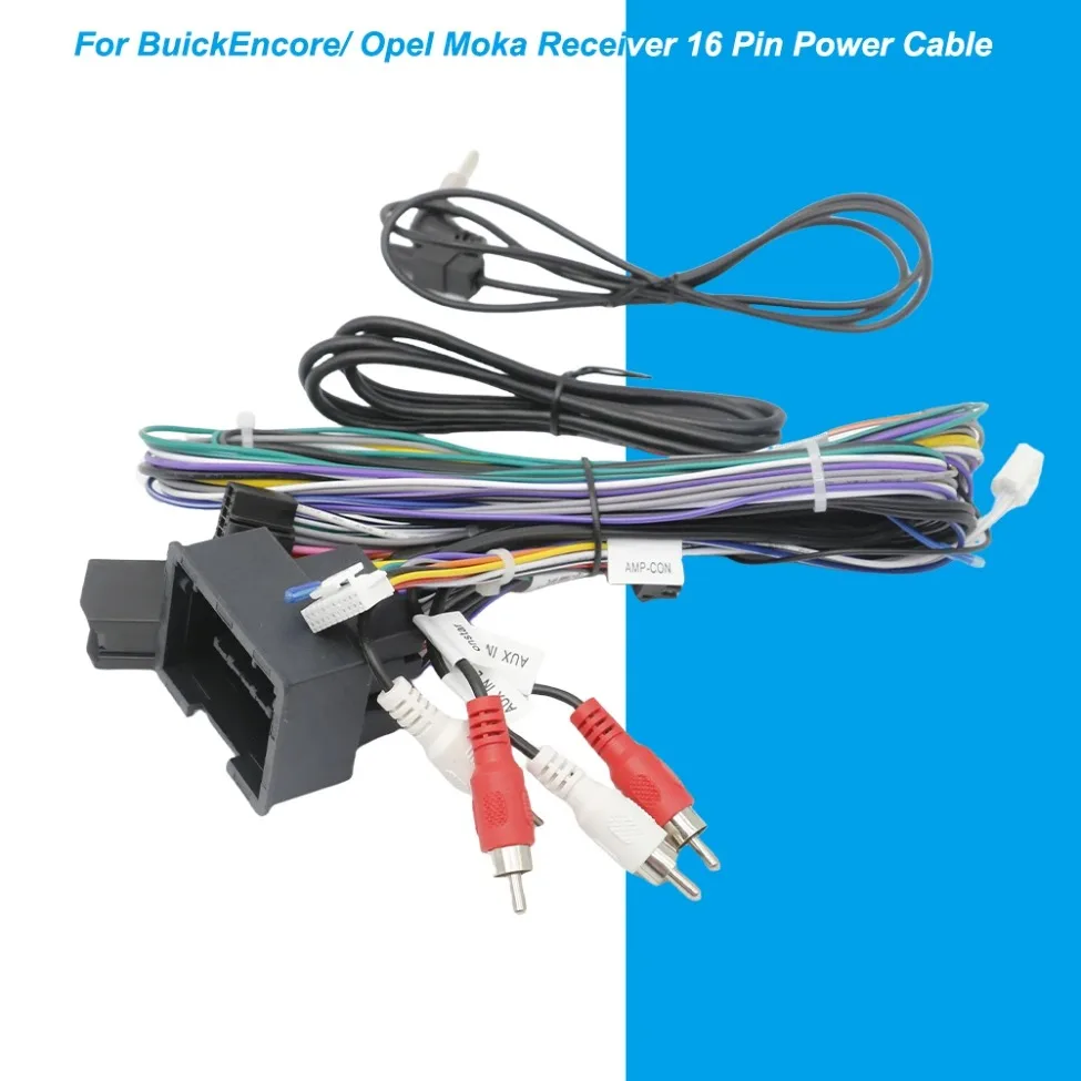 

Жгут проводов автомобильного радио с декодером CANBUS GM-RZ-09 для Buick Encore Opel Mokka Android стерео 16-контактный адаптер кабеля питания