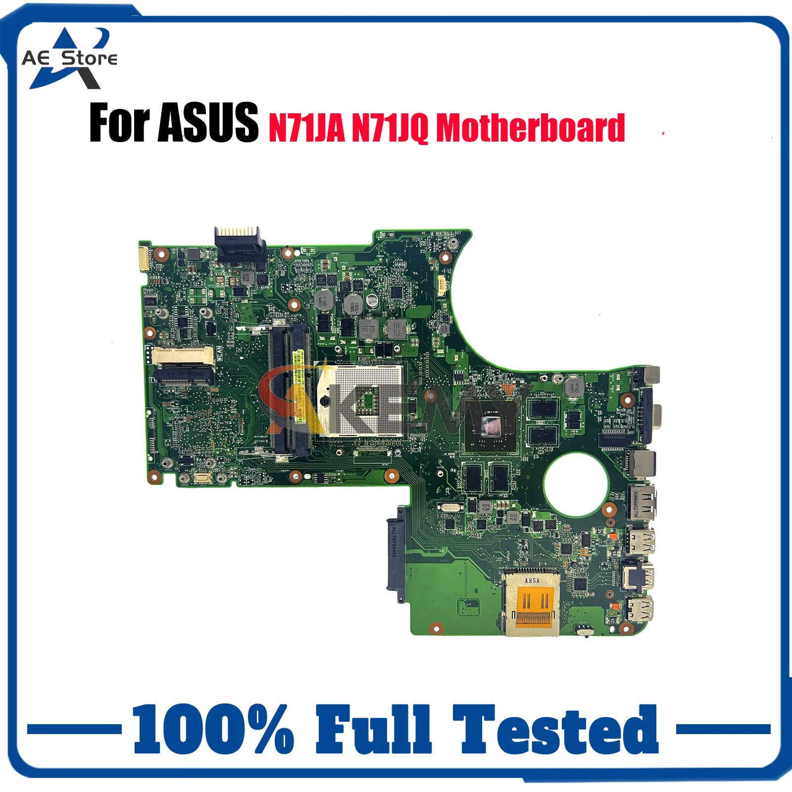 

N71JA Laptop Motherboard For ASUS ROG N71J N71JA N71JQ Notebook Mainboard This item is in stock 100% tests OK fast shipping