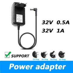 32V 0.5A 1A AC/DC Universal Power Adapter Supply 32 Volt Adaptor 0.5A 1A Adaptador 5.5*2.1mm Switching