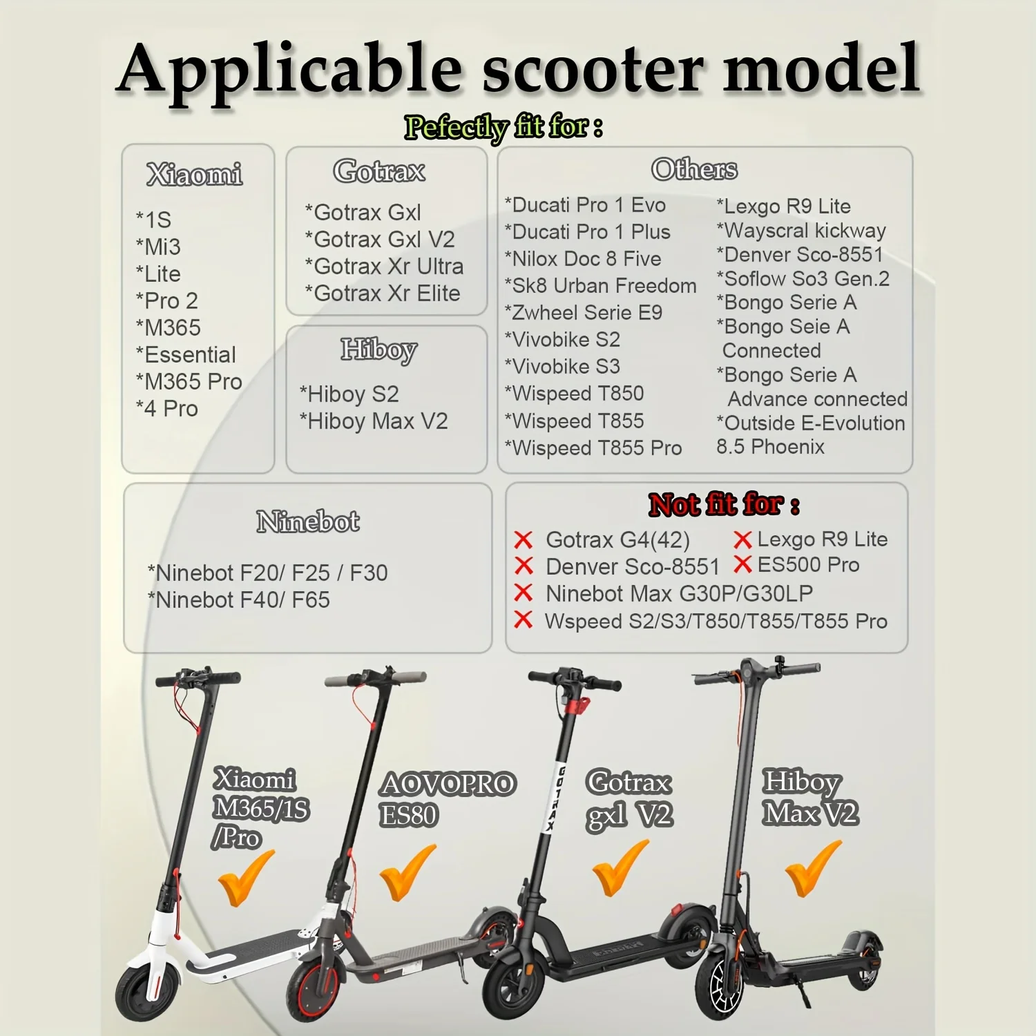 1 × 50/75-6.1 إطار Soocter للطرق الوعرة لـ Gotrax GXL V2 /G3 Plus، Hiboy S2، iScooter i9، Onwheel S9 Pro، إطار صلب 9x2.25 بوصة