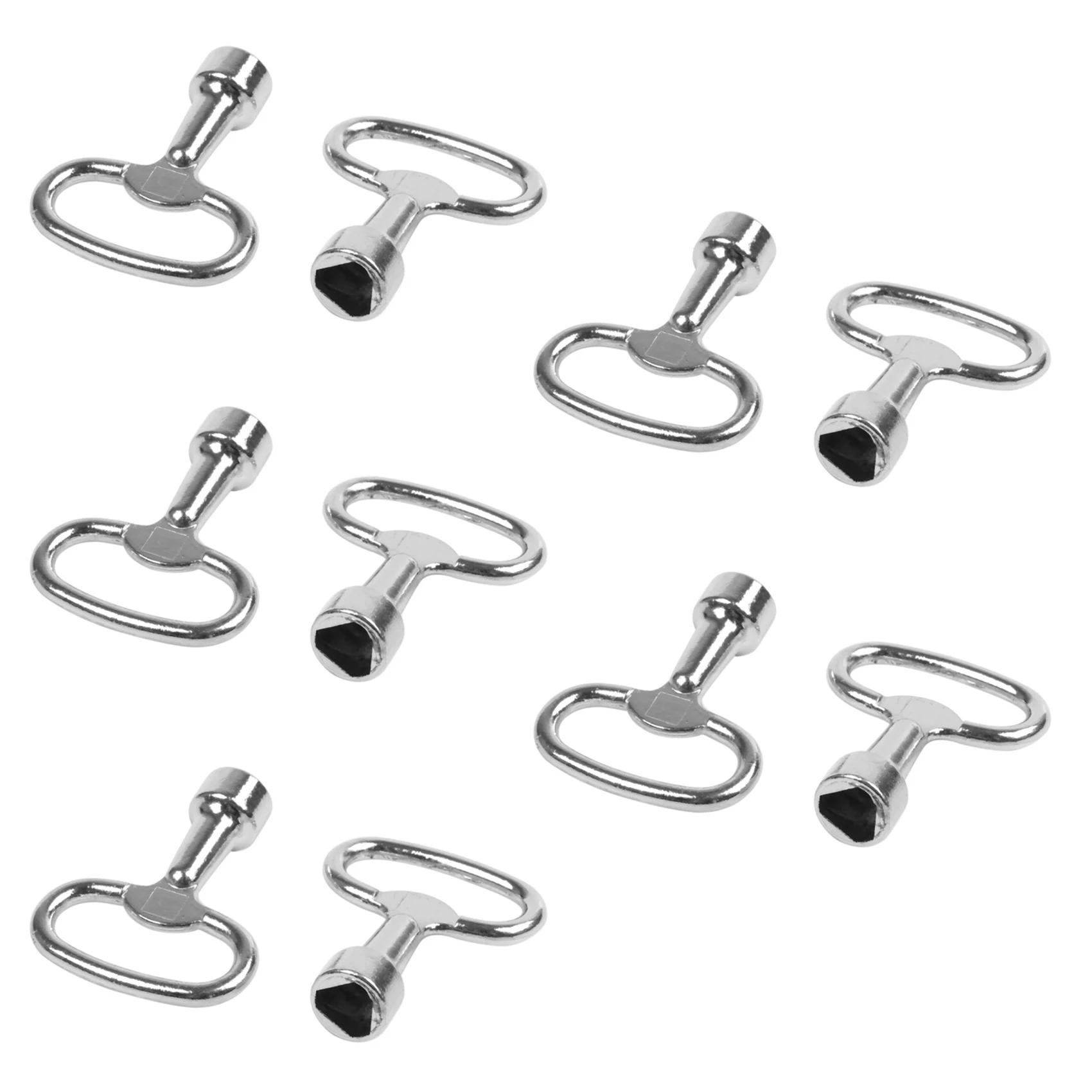 

-[33A Tvdae] Key Slot For Bolt Triple-Cornered Triangular Metal Panel 8 Mm X 10