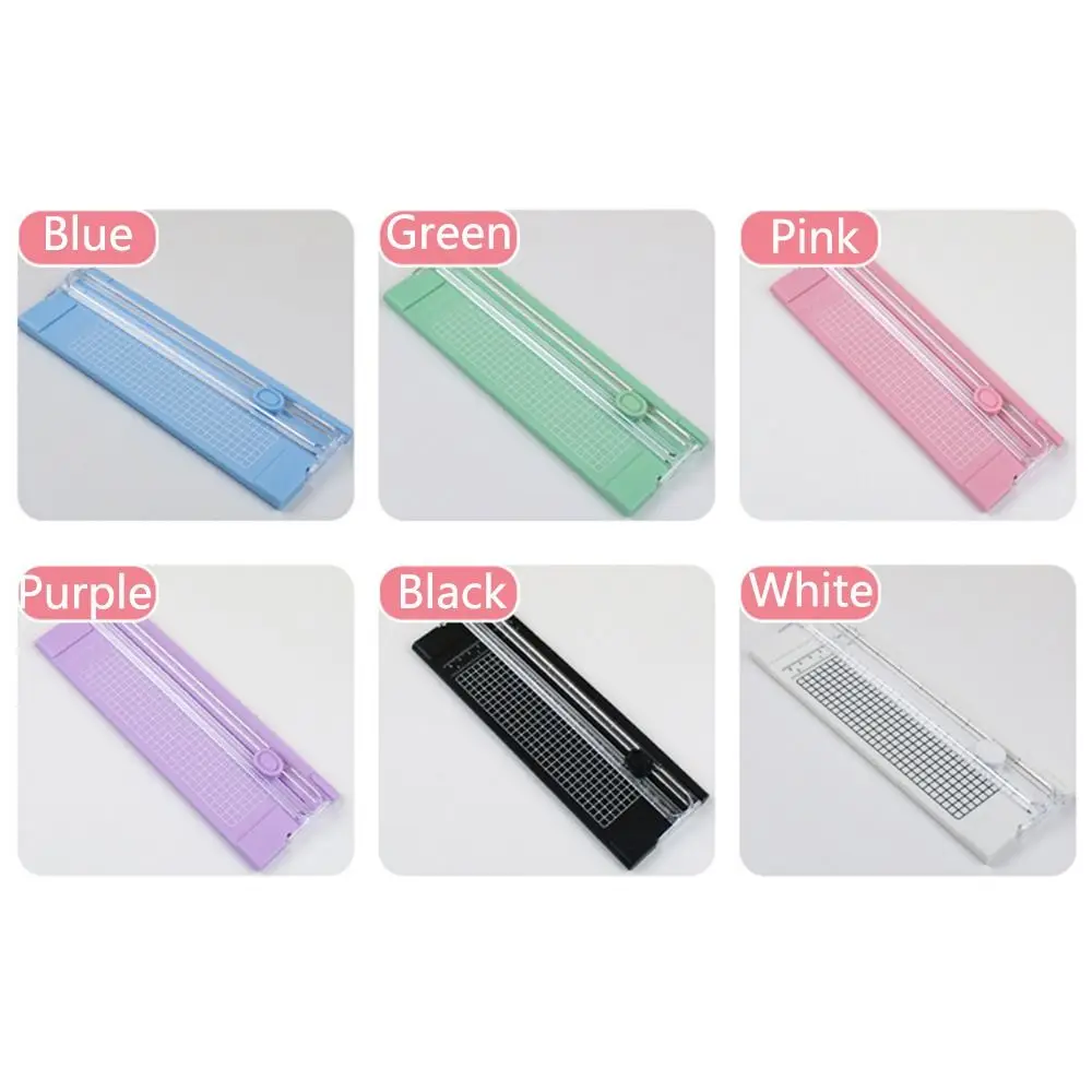 Bidirectional Cutting Paper Cutter Replacement Blades Automatic Security Safeguard Photo Trimmers Lightweight Grid Lines