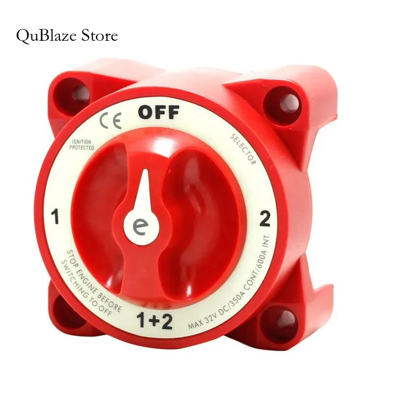 

32 В 350 А 2 переключателя батареи AFD 4-позиционный изолятор-разъединитель поворотный переключатель для морской лодки грузовика RV