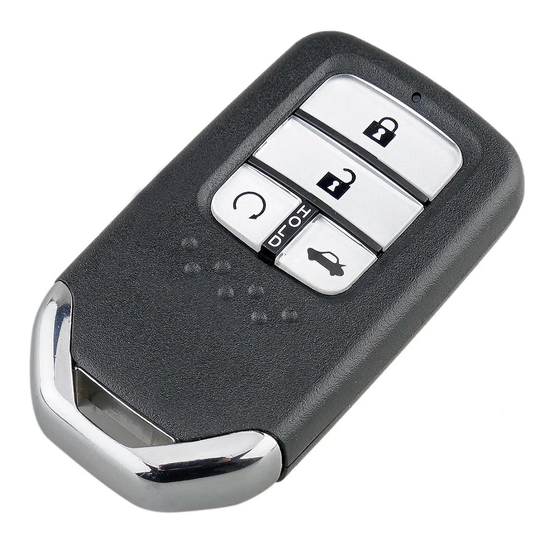 Car Smart Remote Key 4 Buttons 43 Hz ID47 Chip Fit for Honda Civic 2014-2017