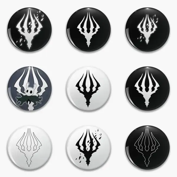 Hollow Knight King Brand Soft Button Pin Customizable Brooch Fashion Decor Women Clothes Hat Lover Cartoon Collar Gift Creative