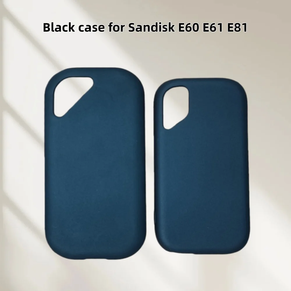 For SANDISK E81 / E61 / E60 Shockproof Soft Protective Case TPU Skin Shell Cover, Black