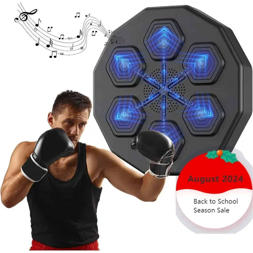 

Music Boxing Machine,2024 Smart Bluetooth Boxing Machine Wall Mounted, Music Boxing Machine, Home Workout Boxings Target Machine