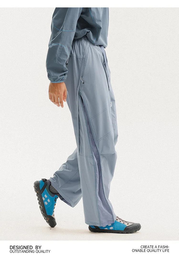 Unisex Leichte Softshell Funktionshose - Anpassbare Passform, Feuchtigkeitsableitend & Reißfest für Outdoor & Alltag – Detail 8