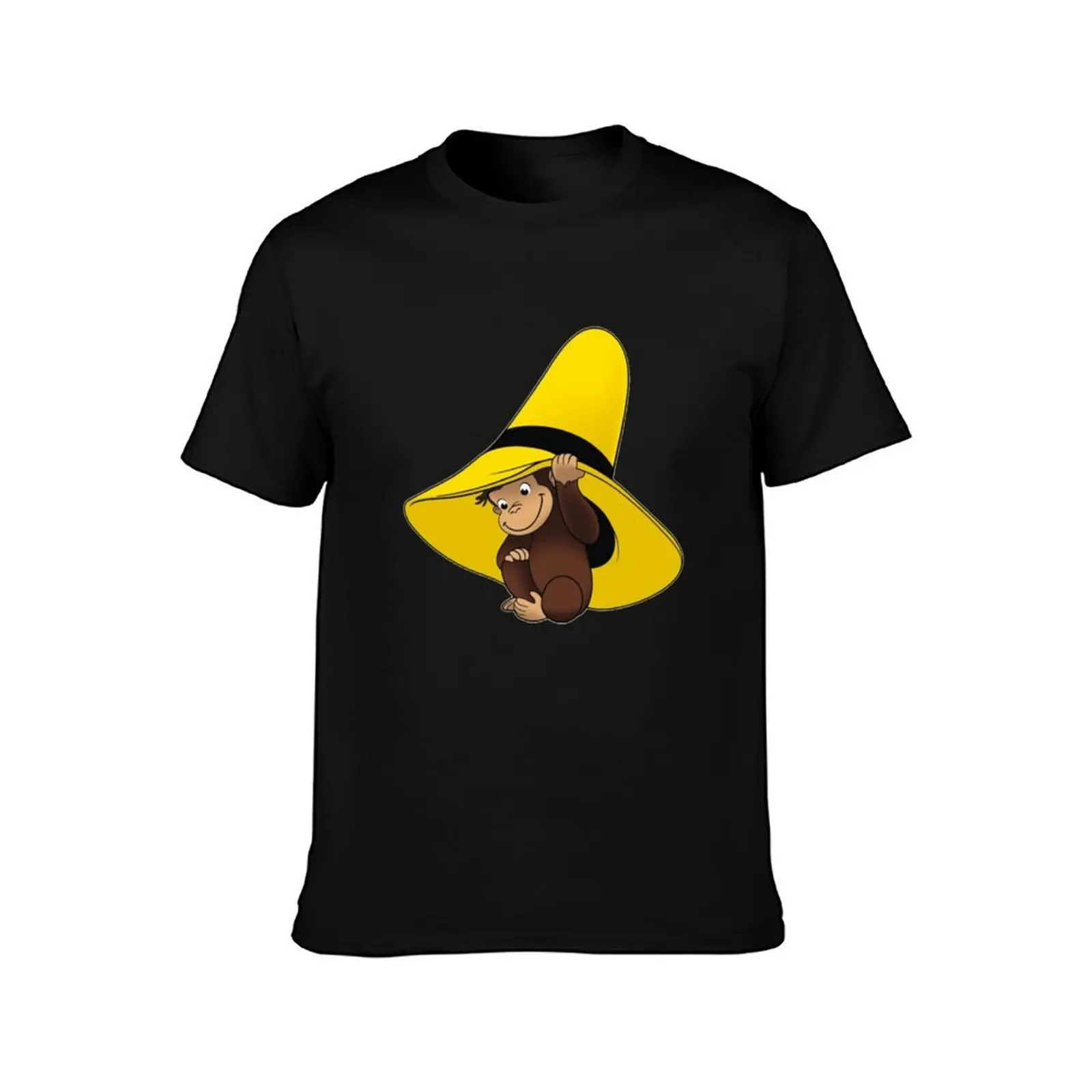 Curious George T-Shirt cotton graphic tees boys whites for a boy designer t shirt men