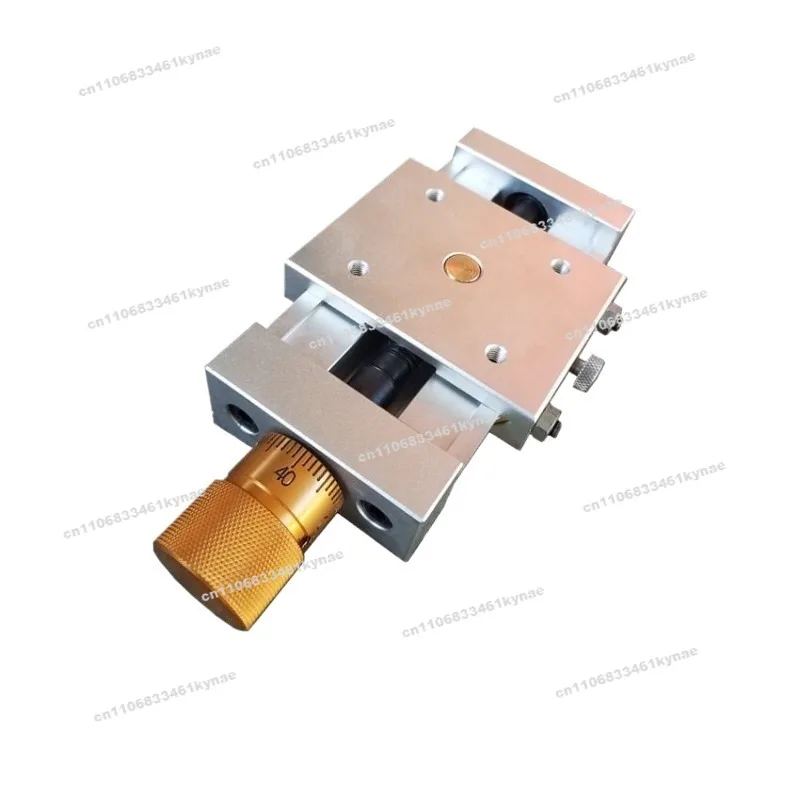 One-dimensional Precision Slide Table Screw Slide Table Worktable Aluminum Alloy Dovetail Groove Sliding Plate Guide Rail