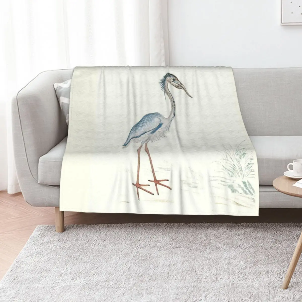 Heron Throw Blanket Sofa Throw Decorative Sofas Luxury Throw Hair heavy to sleep Soft Blankets