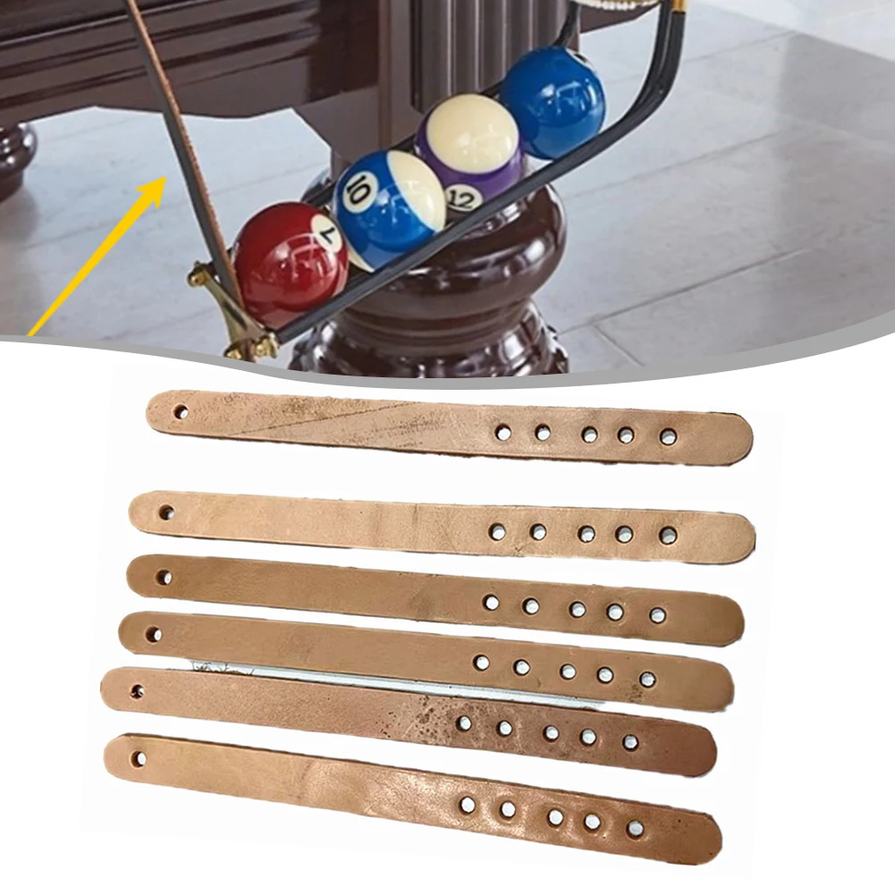 

Регулируемый ремень для бильярдного стола Регулируемый ремень Кожаный ремень Мягкий кожаный материал Простая установка Спортивное оборудование в помещении