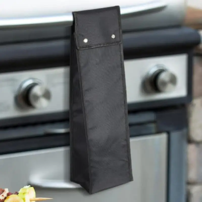 Bolsa de almacenamiento de herramientas para barbacoa, bolsa de almacenamiento de accesorios para parrilla, soporte para utensilios para parrilla, bolsa de herramientas para barbacoa para acampar al aire libre, accesorios para parrilla