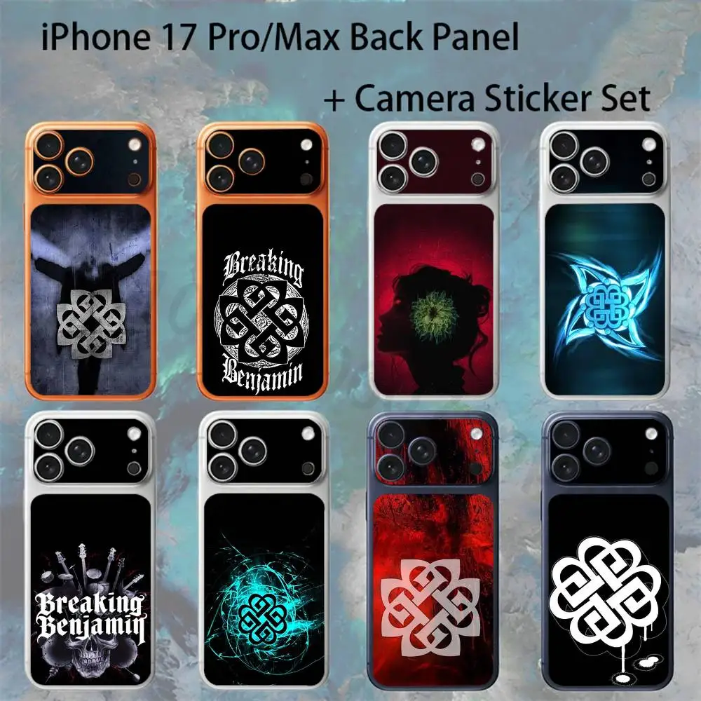 

Art - Breaking Benjamin For iPhone 17proMax/17pro Full Cover Decal Skin Wrap Colorful Rear Protective Sticker Film